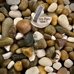 Beer Tapper Badge Reel — "It's Miller Time!!!"